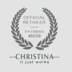 CHRISTINA正規販売サイト認証バッジ　OFFICIAL RETAILER　日本正規取扱店　#00338